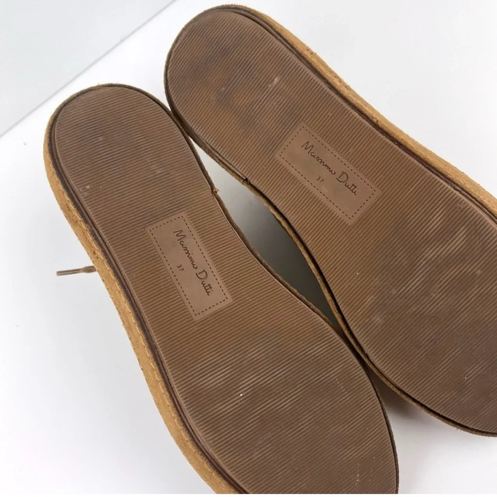 MASSIMO DUTTI Brown Suede Sneakers - Picture 8 of 8